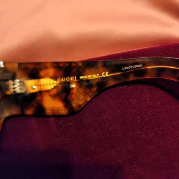 GUCCI HOLLYWOOD FOREVER GG0144S 56MM SUNGLASSES - Picture 5 of 9